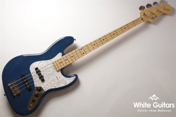 2021 Collection Made in Japan Hybrid II Jazz Bass - Indigo Trans